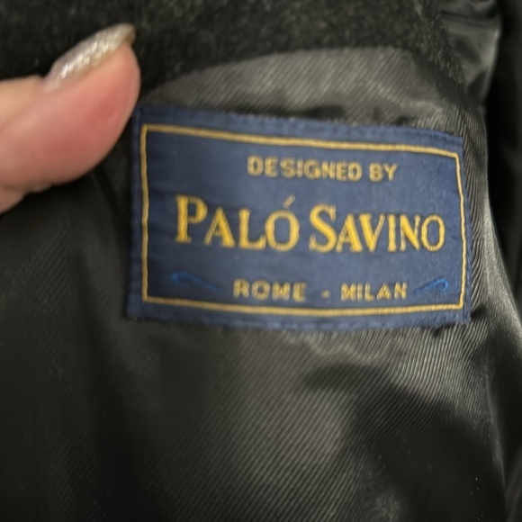 Palo Savino designed cashmere blend men’s coat Size 46R, great condition - Picture 4 of 10